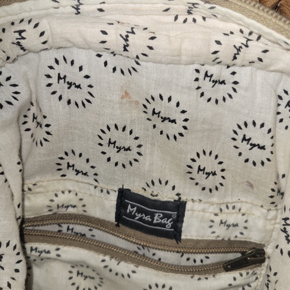 Myra Bags Button and Stitches Leather Tote Bag - Picture 14 of 15